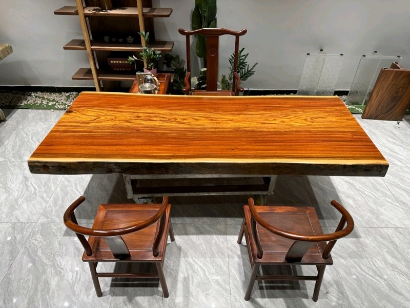 奥坎实木大板-非洲黄花梨原木大板